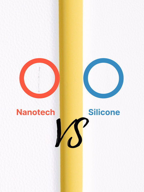 Vegan Leather Folio with new silicone material: makes cleaning up dirt a breeze!