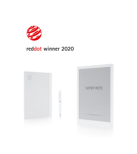 Supernote wins the Red Dot Product Design award 2020 in Germany