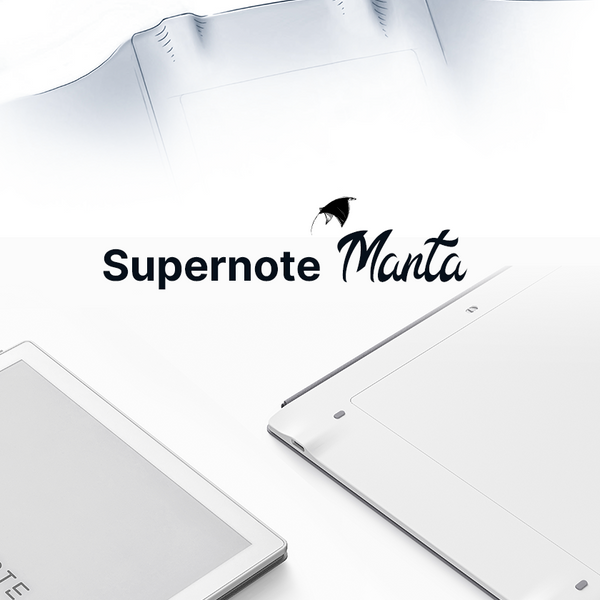 Dived for Inspirations: The Birth of Supernote Manta